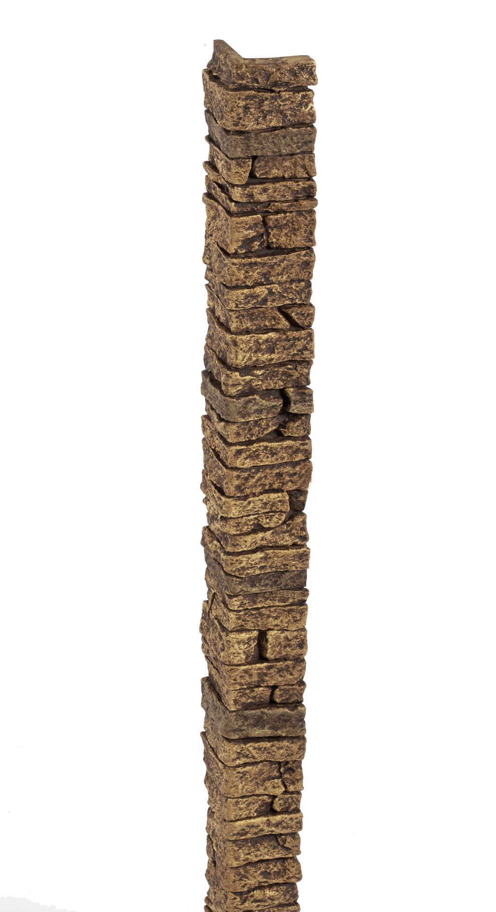 Stacked Stone Corner - Tan